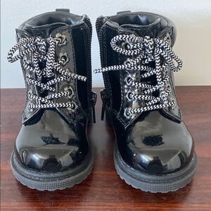 Wonder Nation Kids Black Boots